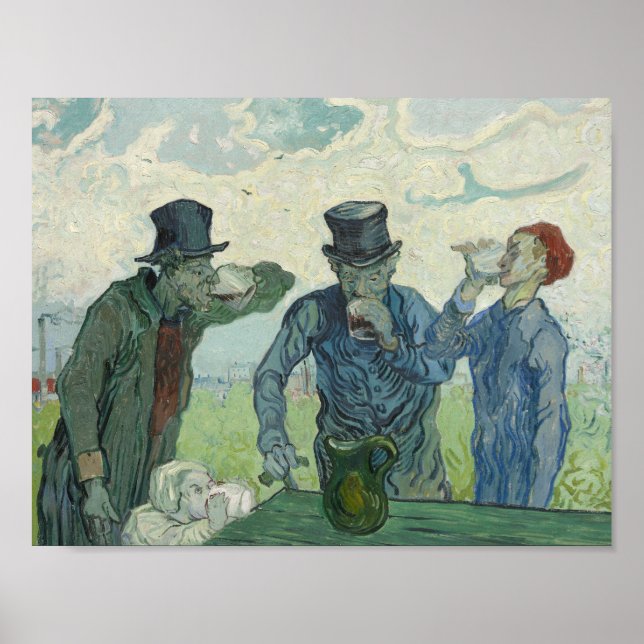 Vincent van Gogh - Die Getränke Poster (Vorne)