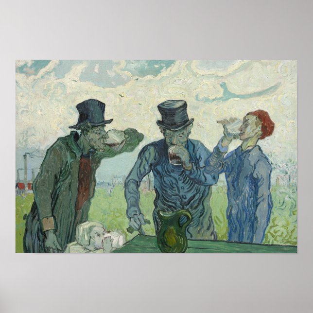 Vincent van Gogh - Die Getränke Poster (Vorne)