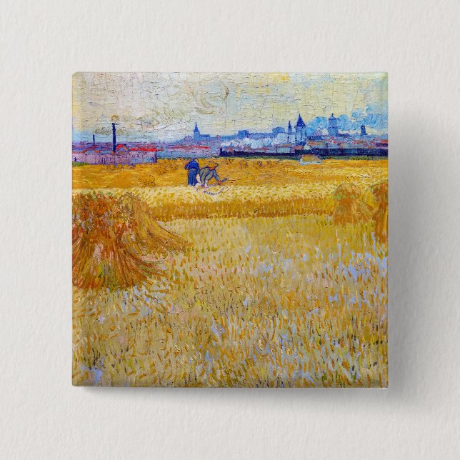 Vincent van Gogh - Die Harvesters Button (Vorderseite)