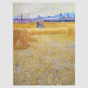 Vincent van Gogh - Die Harvesters Seidenpapier