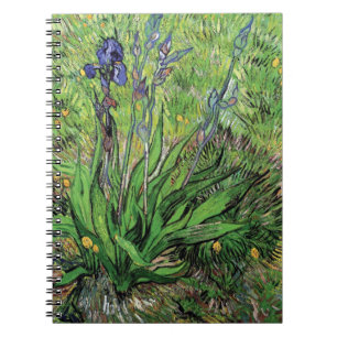 Vincent Van Gogh - Die Iris Naturliebhaber Kunstwe Notizblock