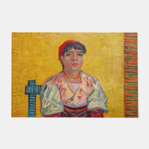 Vincent Van Gogh - Die italienische Frau Fußmatte