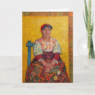 Vincent Van Gogh - Die italienische Frau Karte