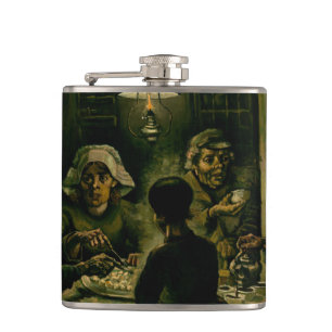 Vincent van Gogh - Die Kartoffelessen Flachmann