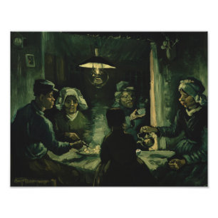 Vincent van Gogh - Die Kartoffelessen Fotodruck