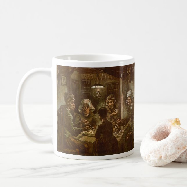 Vincent van Gogh - Die Kartoffelessen Kaffeetasse (Mit Donut)
