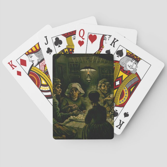 Vincent van Gogh - Die Kartoffelessen Spielkarten (Rückseite)