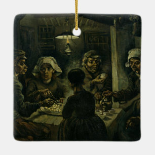 VINCENT VAN GOGH - die Kartoffelesser 1885 Keramikornament