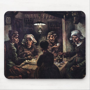 Vincent Van Gogh - Die Kartoffelesser Fine Art Mousepad