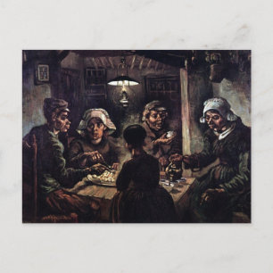 Vincent Van Gogh - Die Kartoffelesser Fine Art Postkarte