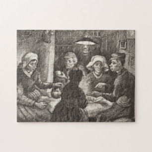 Vincent Van Gogh Die Kartoffelesser Lithografie Puzzle