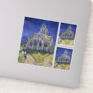 Vincent Van Gogh, Die Kirche in Auvers Aufkleber