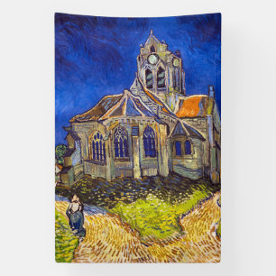Vincent van Gogh - Die Kirche in Auvers Banner