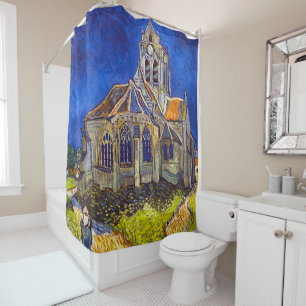 Vincent van Gogh - Die Kirche in Auvers Duschvorhang
