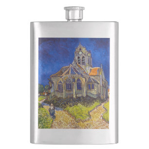 Vincent van Gogh - Die Kirche in Auvers Flachmann