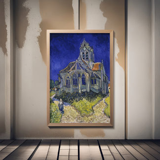 Vincent Van Gogh, Die Kirche in Auvers Fotodruck