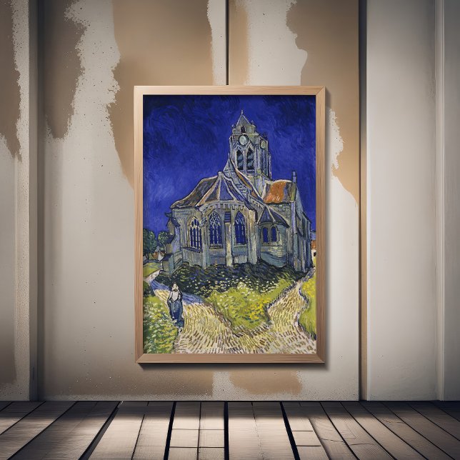 Vincent Van Gogh, Die Kirche in Auvers Fotodruck (Von Creator hochgeladen)
