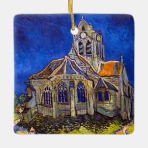 Vincent van Gogh - Die Kirche in Auvers Keramikornament