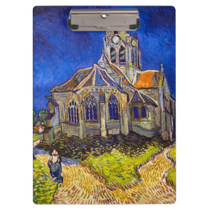 Vincent van Gogh - Die Kirche in Auvers Klemmbrett