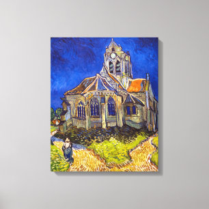 Vincent van Gogh - Die Kirche in Auvers Leinwanddruck