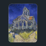 Vincent Van Gogh, Die Kirche in Auvers Magnet<br><div class="desc">Vincent Van Gogh - Die Kirche in Auvers,  1890.</div>