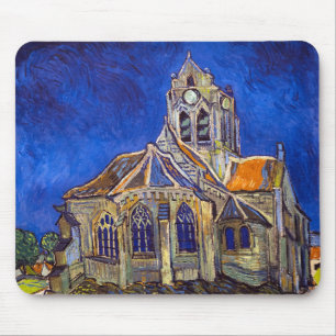 Vincent van Gogh - Die Kirche in Auvers Mousepad