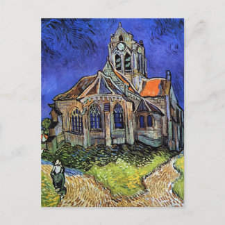 Vincent Van Gogh - Die Kirche in Auvers Postkarte
