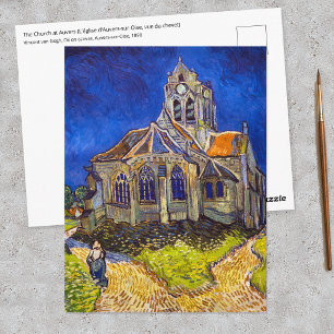 Vincent van Gogh - Die Kirche in Auvers Postkarte