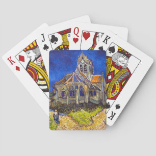 Vincent van Gogh - Die Kirche in Auvers Spielkarten
