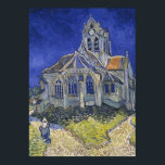 VINCENT VAN GOGH - Die Kirche von Auvers 1890 Poster<br><div class="desc">VINCENT VAN GOGH - Die Kirche von Auvers 1890 Öl auf Leinwand; Reproduktion</div>
