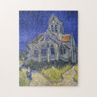 VINCENT VAN GOGH - Die Kirche von Auvers 1890