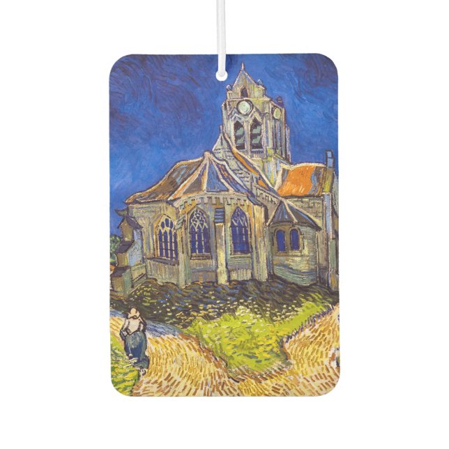 Vincent van Gogh - Die Kirche von Auvers Autolufterfrischer (Vorderseite)