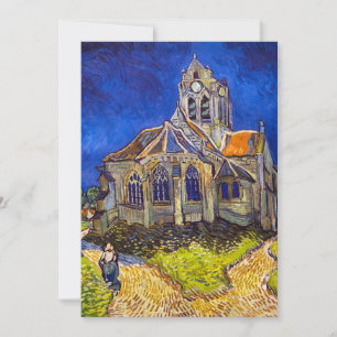 Vincent van Gogh - Die Kirche von Auvers Einladung