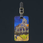Vincent van Gogh - Die Kirche von Auvers Gepäckanhänger<br><div class="desc">Die Kirche in Auvers / l'Eglise à Auvers-sur-oise von Vincent Van Gogh im Jahre 1890</div>