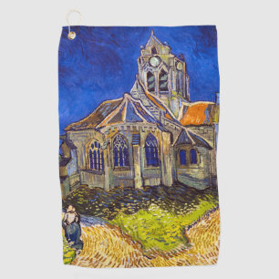 Vincent van Gogh - Die Kirche von Auvers Golfhandtuch