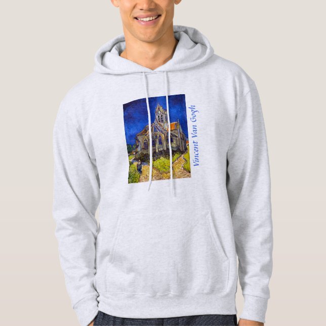 Vincent van Gogh - Die Kirche von Auvers Hoodie (Vorderseite)