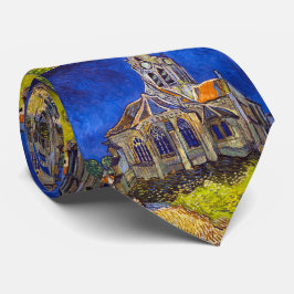 Vincent van Gogh - Die Kirche von Auvers Krawatte