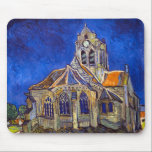 Vincent van Gogh - Die Kirche von Auvers Mousepad<br><div class="desc">Die Kirche in Auvers / l'Eglise à Auvers-sur-oise von Vincent Van Gogh im Jahre 1890</div>