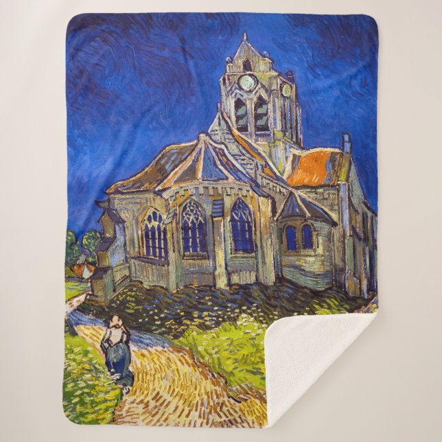 Vincent van Gogh - Die Kirche von Auvers Sherpadecke (Vorderseite)