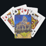 Vincent van Gogh - Die Kirche von Auvers Spielkarten<br><div class="desc">Die Kirche in Auvers / l'Eglise à Auvers-sur-oise von Vincent Van Gogh im Jahre 1890</div>