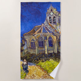 Vincent van Gogh - Die Kirche von Auvers Strandtuch