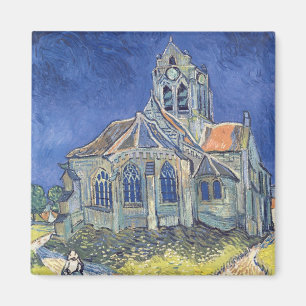 Vincent van Gogh   Die Kirche von Auvers-sur-Oise Magnet