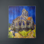 Vincent van Gogh - Die Kirche von Auvers Wandteppich<br><div class="desc">Die Kirche in Auvers / l'Eglise à Auvers-sur-oise von Vincent Van Gogh im Jahre 1890</div>