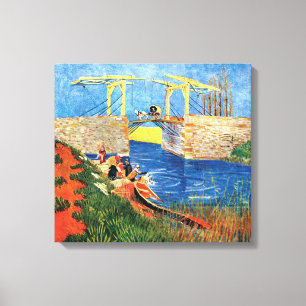 Vincent Van Gogh - Die Langlois-Brücke in Arles Leinwanddruck
