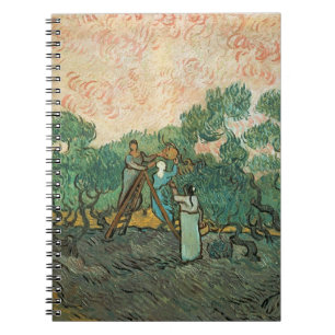 Vincent van Gogh   die olivgrünen Pflücker, Notizblock