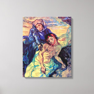 Vincent Van Gogh - Die Pietà - Jesus und Jungfrau Leinwanddruck
