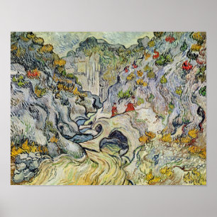 Vincent van Gogh   die Schlucht des Peyroulets Poster