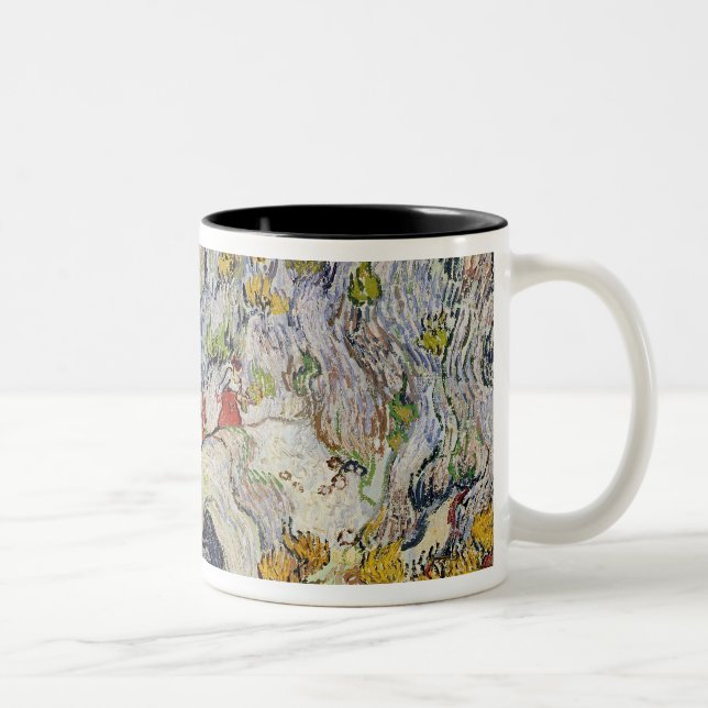 Vincent van Gogh | die Schlucht des Peyroulets Zweifarbige Tasse (Rechts)