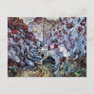 Vincent Van Gogh - Die Schlucht (Les Peiroulets) Postkarte