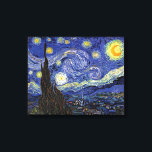 Vincent Van Gogh - Die Starry Night Extra Large Leinwanddruck<br><div class="desc">Vincent Van Gogh's The Starry Night. Das Öl auf Leinwand aus dem Jahr 1889, die Starry Night wurde gemalt, während Van Gogh im Asyl in Saint-Remy, Frankreich, und gilt als eines seiner besten Meisterwerke. Obwohl es sich um eine Nachtszene handelt, wurde es tagsüber bemalt und repräsentiert den Ausblick aus dem...</div>